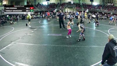 58 lbs Cons. Round 1 - Kinsley Brungardt, Beatrice Wrestling Club - Girls vs Aria Rowden, Beatrice Wrestling Club - Girls