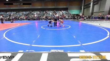 68 lbs Quarterfinal - Hanna Hensen, Next Level vs Mia Dominguez, Crusader Wrestling