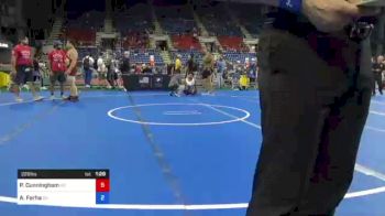 220 lbs Consi Of 16 #2 - Pierce Cunningham, Kansas vs Adam Farha, California