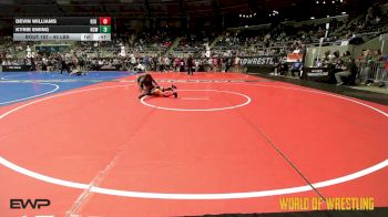 43 lbs Consolation - Devin Williams, Red Cobra Westling Academy vs Kyrie Ewing, Nashville Catholic Wrestling