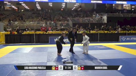 Warren Eggel vs Luca Massimo Paolella 2025 Pan Kids Jiu-Jitsu IBJJF Championship
