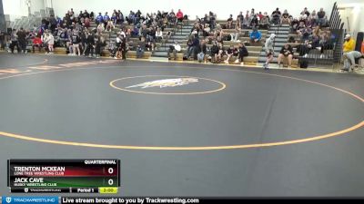 J-1 lbs Quarterfinal - Trenton McKean, Lone Tree Wrestling Club vs Jack Cave, Husky Wrestling Club