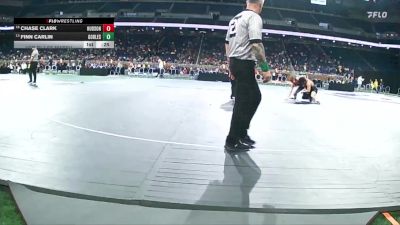 D4-144 lbs 3rd Place Match - Finn Carlin, Gobles vs Chase Clark, Hudson