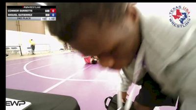 144 lbs 2nd Place - Connor Surrette, Cardinal Wrestling Club vs Miguel Gutierrez, Iron Sharpens Iron Wrestling Club