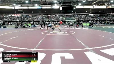 126 lbs Semifinal - Draven Johns, Caldwell vs Saxton Scott, Idaho Falls