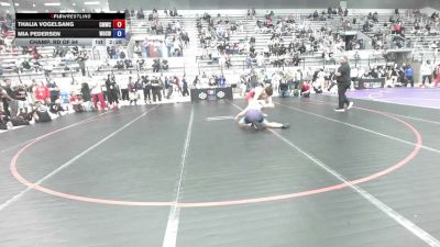59 kg Champ. Rd Of 64 - Thalia Vogelsang, Colorado Mesa Wrestling Club vs Mia Pedersen, Warriors Of Christ Wrestling