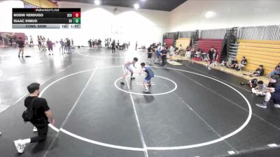 126 lbs Cons. Semi - Isaac Ihmud, Eleanor Roosevelt vs Nodin Verdugo, So Cal Hammers