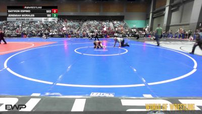 52 lbs Round Of 32 - Dayvion Espino, Oakdale vs Jeremiah Morales, Victory
