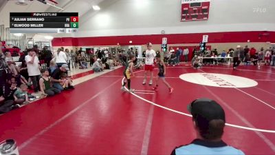 58-62 lbs Round 3 - Julian Serrano, Platte Valley vs Elwood Miller, HRA