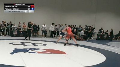 80 kg Cons. Sub-rd Of 16 - Asher Bacon, Pennsylvania vs Chase Hetrick, Malvern Wrestling Club