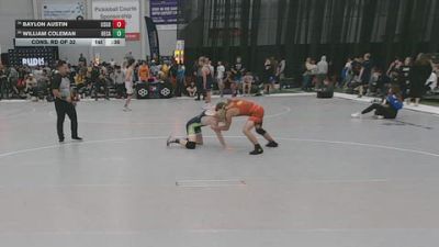 132 lbs Cons. Rd Of 32 - William Coleman, Bear Cave vs Baylon Austin, USA Gold