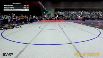 100 lbs Rr Rnd 1 - John Young, Gladiator Wrestling Club vs Julian Harper, Tulare Titans Wrestling Club