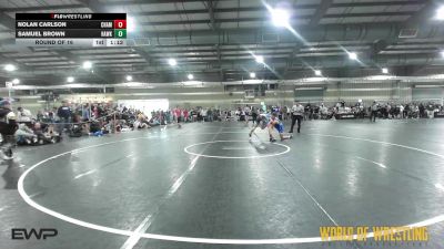 135 lbs Round Of 16 - Nolan Carlson, Champions Wrestling Club vs Samuel Brown, Hawk