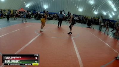 96 lbs Round 3 (6 Team) - Chase Randolph, Kardiac Kidz vs Ryker Kennedy, Michigan Gold Pitbulls