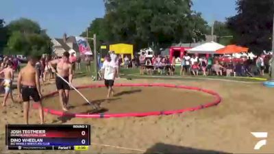 40kg Round 3 - Josh Tegtmeier, Oelwein Wrestling Club vs Dino Wheelan, Big Wheels Wrestling Club