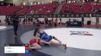 132 lbs Cons 8 #2 - Jordyn Fouse, Team Pennsylvania vs Aileen Lester, Alaska