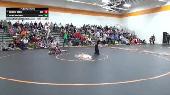 85 lbs Cons. Round 1 - Jonny Keen, Marion Wolves vs Esai Koethe, Big Game Wrestling Club