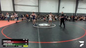 152 lbs Champ. Round 1 - Wyatt Dye, Camas Wrestling Club vs Jance Novak, Cashmere Wrestling Club