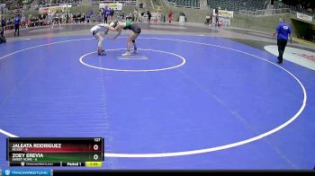 127 lbs Finals (8 Team) - Jaleata Rodriguez, McKay vs Zoey Erevia, Sweet Home