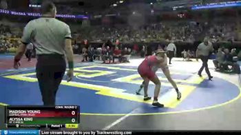 105 lbs Cons. Round 2 - Madison Young, Central (Park Hills) vs Alyssa King, St. Charles
