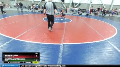 78 lbs Cons. Round 3 - Kingston Uppendahl, COWA vs Archer Lusby, Big Game WC MT