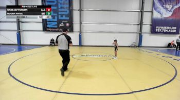 52 lbs Rr Rnd 1 - Kade Jefferson, Elite Athletic Club Gold vs Rudra Patel, Mat Warriors Red
