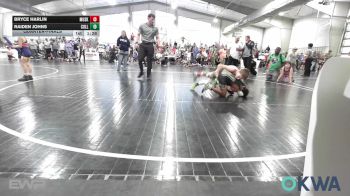 84 lbs Quarterfinal - Bryce Harlin, Muskogee Rougher Youth Wrestling vs Raiden Johns, Collinsville Cardinal Youth Wrestling