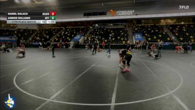 285 lbs 11th Place Match - Daniel Dalach, Joliet (Catholic Academy) vs Armon Williams, Bettendorf