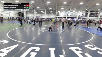 61 lbs Semifinal - Marlow Laskowski, Refinery WC vs Cayden Johnson, Refinery WC
