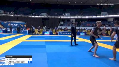 SEBASTIAN BROSCHÉ vs MARCO AURELLIO DE QUEIROZ 2019 World IBJJF Jiu-Jitsu No-Gi Championship