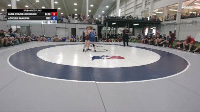 145 lbs Jade Chloe Johnson, Indiana vs Adysen Maupin, Oregon
