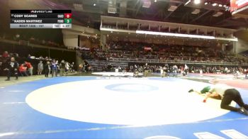 157 lbs Champ. Round 2 - Kaden Martinez, Ponderosa vs Cody Soares, Oakdale