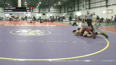190 lbs 1 - Luke Padgett, OTM WALTERS WRESTLING vs Lex Wiatt, WILLIAMSBURG WRESTLING CLUB
