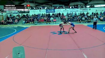 146 lbs Quarterfinal - Tanyon Volk, COOLIDGE vs William Leslie, Florence High School