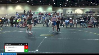 120 lbs Semifinal - Tommy Banas, Team Demolition vs Mack Moscovic, Donahue Wrestling Academy