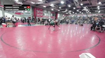 190 lbs 3rd Place Match - Jonathan Corona, Santa Barbara vs Jeremiah Pimental, Coachella Valley