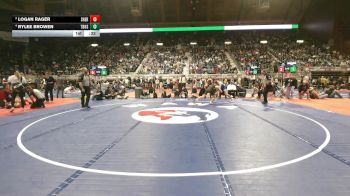 4A-144 lbs 3rd Place Match - Rylee Browen, Thunder Basin High School vs Logan Rager, Sheridan