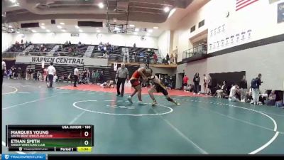 160 lbs Quarterfinal - Marques Young, South Bend Wrestling Club vs Ethan Smith, Snider Wrestling Club