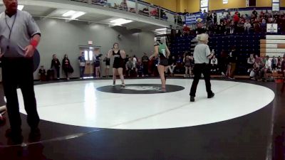 155 lbs. Cons. Round 6 - Halie Eaton, Blair Oaks vs Lily Mouser, Northwest