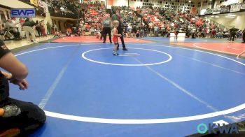 46 lbs Quarterfinal - Joshua Paul, JWC vs Jaxen Henderson, Beggs Youth Wrestling Program