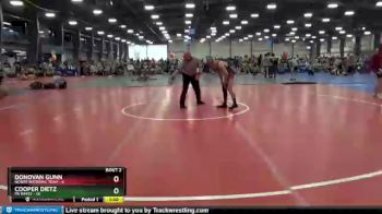 130 lbs Round 1 (6 Team) - Donovan Gunn, NCWAY National Team vs Cooper Dietz, PA White