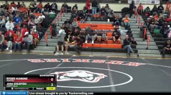 182 lbs Quarterfinal - Ryder Hunkins, HUNTLEY vs Josh Knudten, LIBERTYVILLE