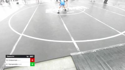 114 lbs Consi Of 4 - Braxton Entenman, La Junta Wolfpack vs Emi Yamamoto, Rancho Bernardo WC