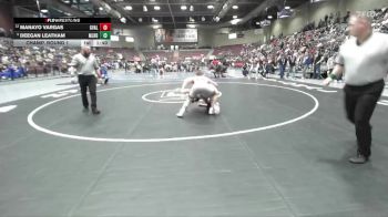 2A 190 lbs Champ. Round 1 - Deegan Leatham, Millard vs Manayo Vargas, Gunnison Valley
