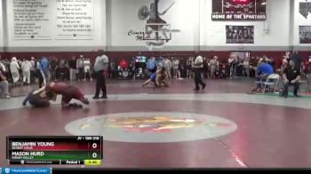 198 lbs Champ. Round 1 - Benjamin Young, Desert Oasis vs Mason Hurd, Green Valley