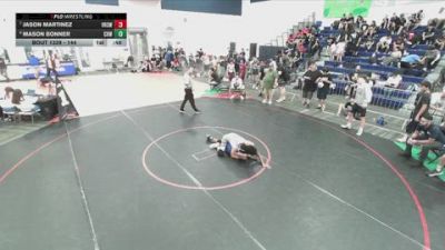 144 lbs Cons. Round 2 - Jason Martinez, Valencia High School Wrestling vs Mason Bonner, Chino Hills WC