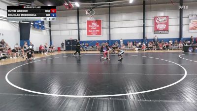 75 lbs Ronin Webber, Ohio Grey vs Douglas McConnell, North Carolina Blue