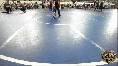 40 lbs Consi Of 8 #2 - Hazel Wynn, El Reno Wrestling Club vs AJ Smith, Little Axe Takedown Club