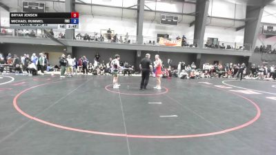 150 lbs Cons. Rd Of 16 - Bryar Jensen vs Michael Rummel, Frenchtown Wrestling Club