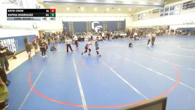 135 lbs Cons. Round 2 - Sophia Rodriquez, Walnut vs Katie Crain, Costa Training Center